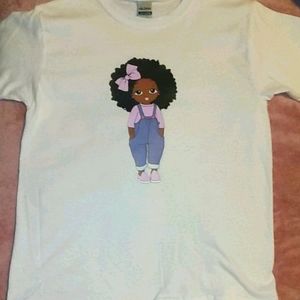 Youth girls printed tee